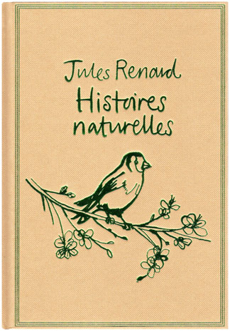 lucinda rogers book cover illustration histoires naturelles jules renard bird branch flowers