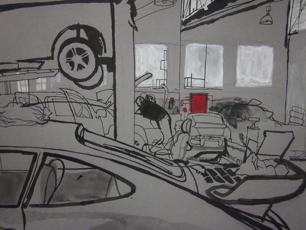 thumbnail lucinda rogers drawing car repair london