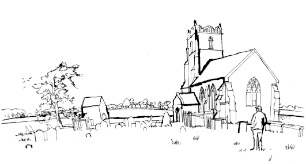 lucinda rogers drawing illustration book jacket undelivered mardle john rogers church suffolk st marys letheringham